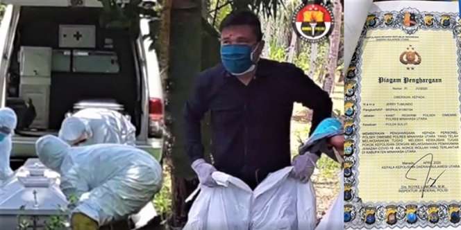 Kisah Polisi Sulawesi Rela Makamkan Jenazah Covid-19 yang Terlantar