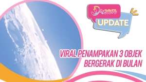 Video Penampakan 3 Objek Bergerak di Bulan, UFO?