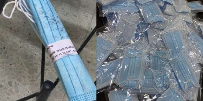Dapat Masker Bedah Gratis dari Pemerintah, Astaga Lihat Kondisinya