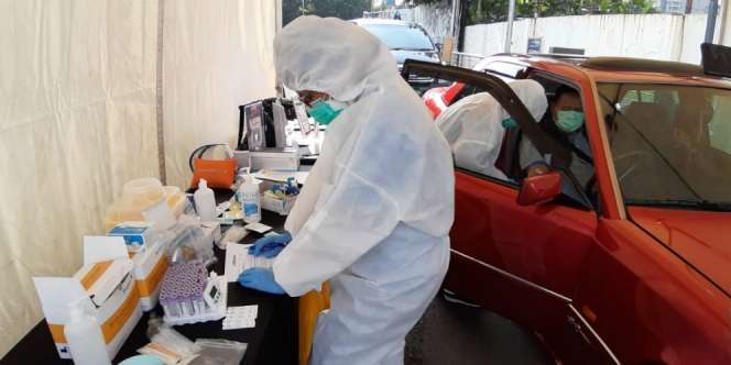 Kini Ada Layanan Rapid Test Covid-19 Drive Thru di Indonesia