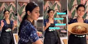 Raisa Masak Pasta Bolognaise untuk Hamish, Netizen Salfok!