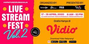 Deretan Artis dan Musisi Meriahkan Live Stream Fest Vol.2, Yuk Tonton!