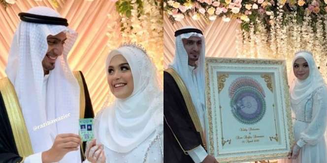 Sah! Vebby Palwinta Telah Menikah dengan Razi Bawazier