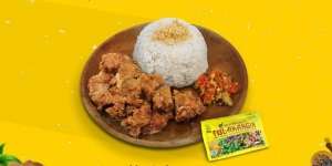 Terlalu Kreatif, Kedai Ini Bikin Nasi Ayam Saus Tolak Angin