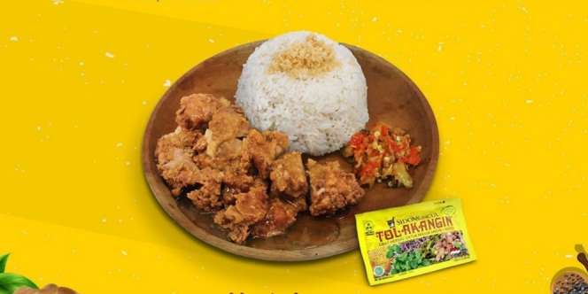 Terlalu Kreatif, Kedai Ini Bikin Nasi Ayam Saus Tolak Angin