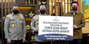 Bukti Nyata Lawan COVID-19, Tempo Scan Group Berikan Donasi kepada Polri