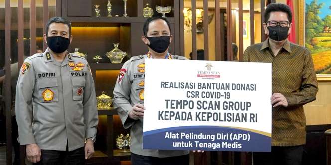 Bukti Nyata Lawan COVID-19, Tempo Scan Group Berikan Donasi kepada Polri