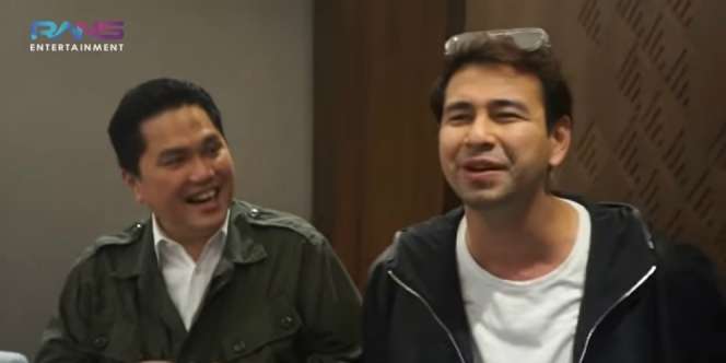 Bongkar Tas Erick Thohir, Raffi Ahmad `Kepanasan` Temukan Buku Asmaul Husna