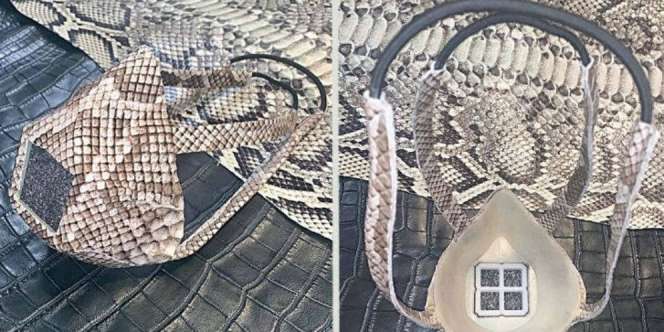 Masker Kulit Buaya Dijual Rp1 Jutaan, Sudah Mahal Buat Gaya Doang
