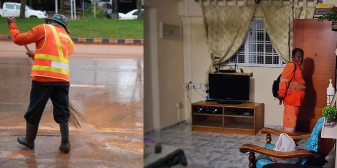 Ungkapan Bangga Anak untuk Ayah, Petugas Kebersihan Buta Huruf