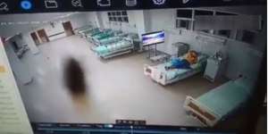 Merinding! Sosok Aneh Terekam CCTV di RS Rujukan Covid-19