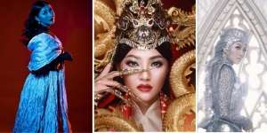 Pangling! 5 Potret Memukau Sarwendah dengan Riasan Tebal