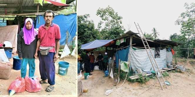 Cuma Tinggal di Tenda Kecil, Ayah Besarkan 3 Anak Hingga Sarjana