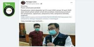 Viral Sampoerna Musnahkan Rokok Karena Corona, Cek Faktanya!