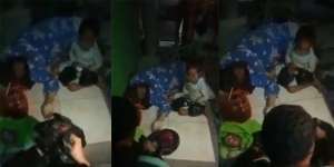 Pilu! Bocah Pengemis Tangisi Jasad Ibu yang Meninggal di Emperan Toko
