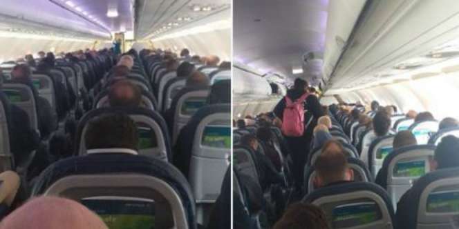 Viral Foto Kabin Pesawat Penuh Penumpang, Tak Ada Lagi Jaga Jarak!