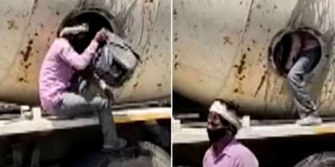 Waduh! 14 Orang Pemudik Sembunyi di Dalam Truk Molen
