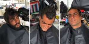 Gelandangan 30 Tunjukkan Sisi Ganteng Usai Dipotong Rambut Gratis, Bak Model!
