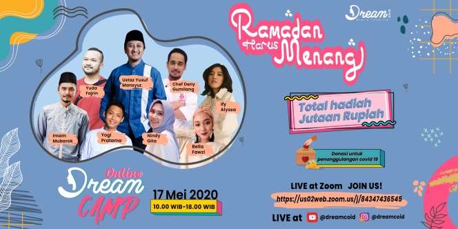 Ikuti Online Dream Camp 2020 Weekend Ini, Ada Hadiah Jutaan Rupiah