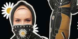 Cegah Corona dengan Gaya, Ini Masker Modis Ala Hannie Hananto