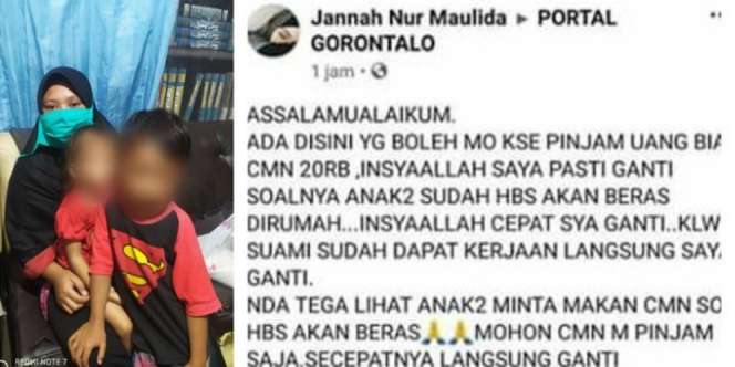 Gagal Jual Memory Card HP, Ibu di Gorontalo Cari Utang Rp20 Ribu Buat Beli Beras
