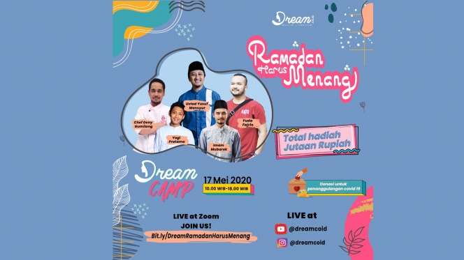 Hari Ini! Akhir Pekan Seru di Online Dream Camp 2020