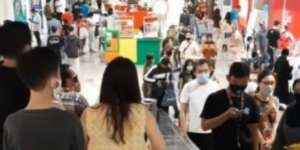 Heboh Mall di Surabaya Ramai Saat Corona, Warganet Geram
