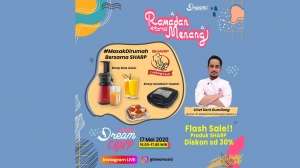 Masak Pintar SHARP Bareng Chef Deny Gumilang via Online