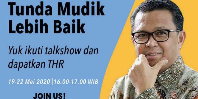 Tunda Mudik, Yuk Ikutan Ngobrol Seru Plus Dapat THR Bareng Gubernur Sulsel