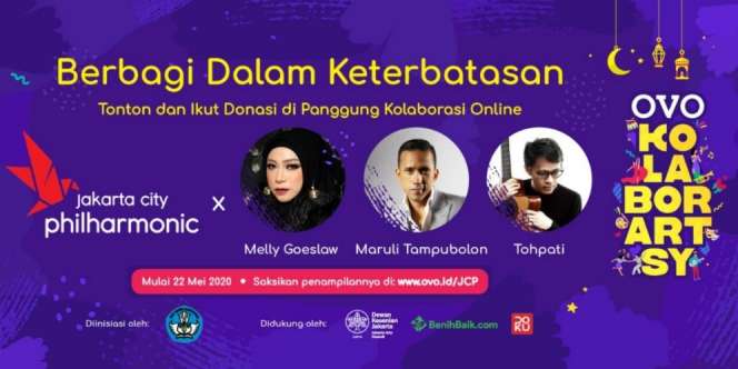 Lewat Konser 'Berbagi Dalam Keterbatasan', OVO Bantu Para Pekerja Seni