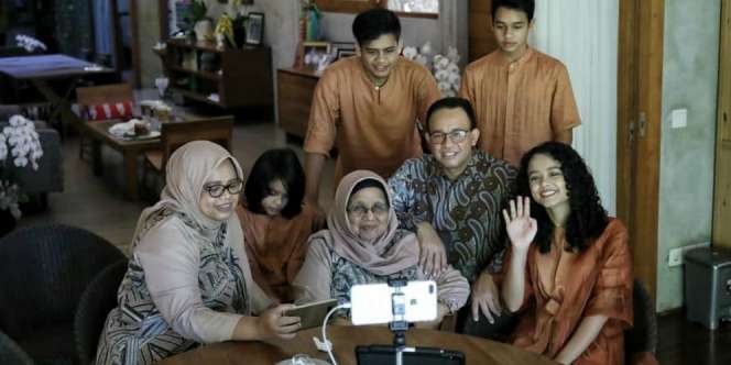 Begini Cara Keluarga Anies Baswedan Rayakan Idul Fitri di Tengah Pandemi Corona