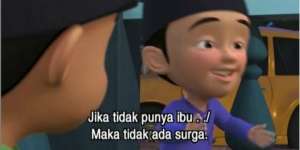 Trending Topic! Dialog 'Tak Punya Ibu, Maka Tak Ada Surga' di Serial Upin Ipin