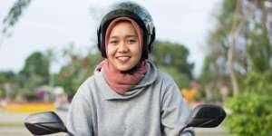 Penumpang Ojek Online Diimbau Bawa Helm Sendiri Saat Masa New Normal