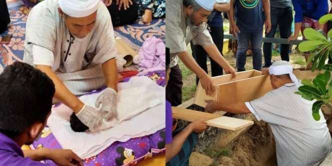 Anak Pertama Baru Lahir Meninggal, Impian Sambut Lebaran Bersama Buyar
