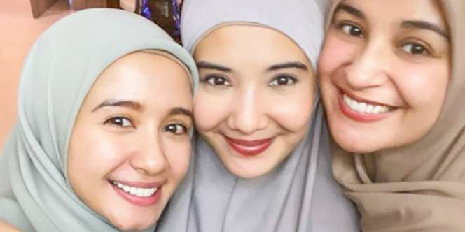 Adu Cantik Trio Hijab Shireen, Zaskia dan Laudya Cynthia Bella