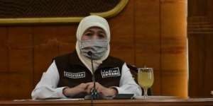 Jawaban Gubernur Khofifah Soal Usul Walikota Risma Tak Perpanjang PSBB Surabaya