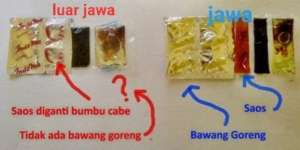 Heboh Perbedaan Bumbu Mi Goreng Instan di Jawa dan di Luar Jawa