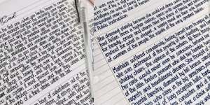 Tulisan Tangan Ini Dikira Font MS Word, Wow!