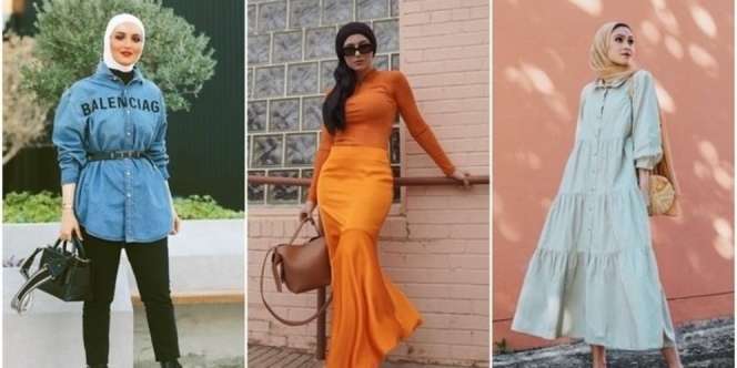 Inspirasi Gaya Berpakaian Hijaber Sesuai dengan Bentuk Tubuh