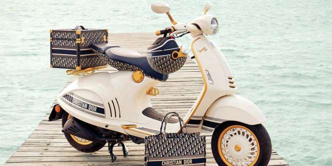 Harga Rp146 Juta, Ini Penampakan Skutik Kolaborasi Vespa dan Christian Dior