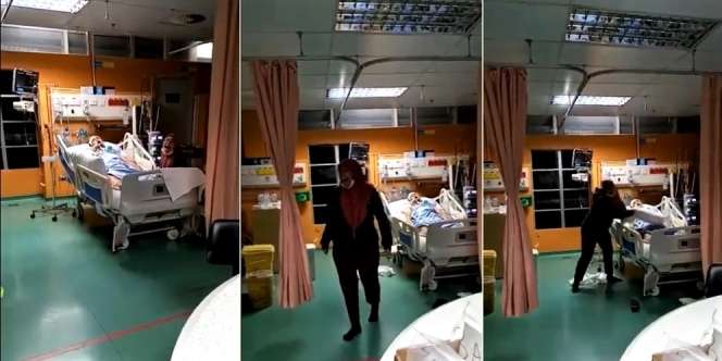 Detik-Detik Wanita Kesurupan dan Mengaku Sebagai Iblis Rumah Sakit
