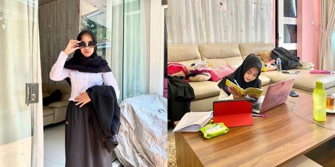 Sempat Tunda Kuliah 4 Tahun, Begini Potret Ria Ricis Sidang Skripsi Online