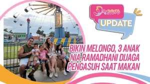 Wow! Video 3 Anak Nia Ramadhani Dijaga Pengasuh Saat Makan