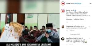 Pria di Lombok Nikahi Dua Wanita Sekaligus, Mahar 4 Juta