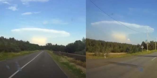 Heboh Awan Berbentuk Jamur Raksasa di Atas Kota Hantu, Warga Panik, Petanda Apa?