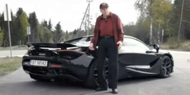 Bukan Kaleng-kaleng, Kakek 78 Tahun Doyan Geber McLaren