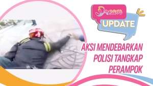 Naik Motor Bebek, Ini Aksi Mendebarkan Polisi Tangkap Perampok
