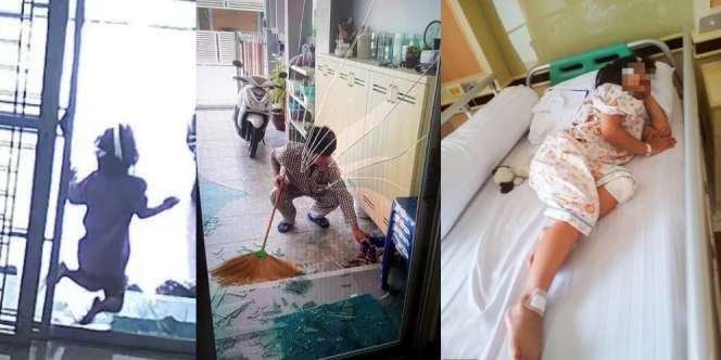 Video Bocah 4 Tahun Malang Tabrak Pintu Kaca Saat Main Kejar-kejaran