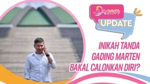 Foto di Gedung DPR, Tanda Gading Marten Bakal Calonkan Diri?