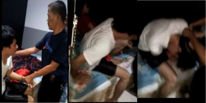 Viral Video Detik-Detik Suami Gerebek Istri Selingkuh di Hotel